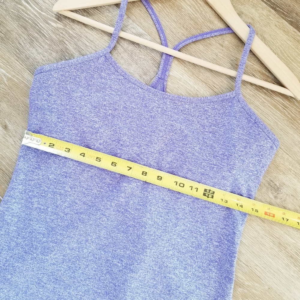 Lululemon Power Y Tank Athleisure Athletic Yoga Activewear Atrappy EUC sz 10 - Picture 4 of 8